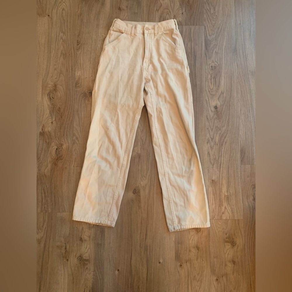 brandy melville high waisted straight leg cargo pants